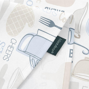 Nappe anti-taches COCINA BLEU - enduite