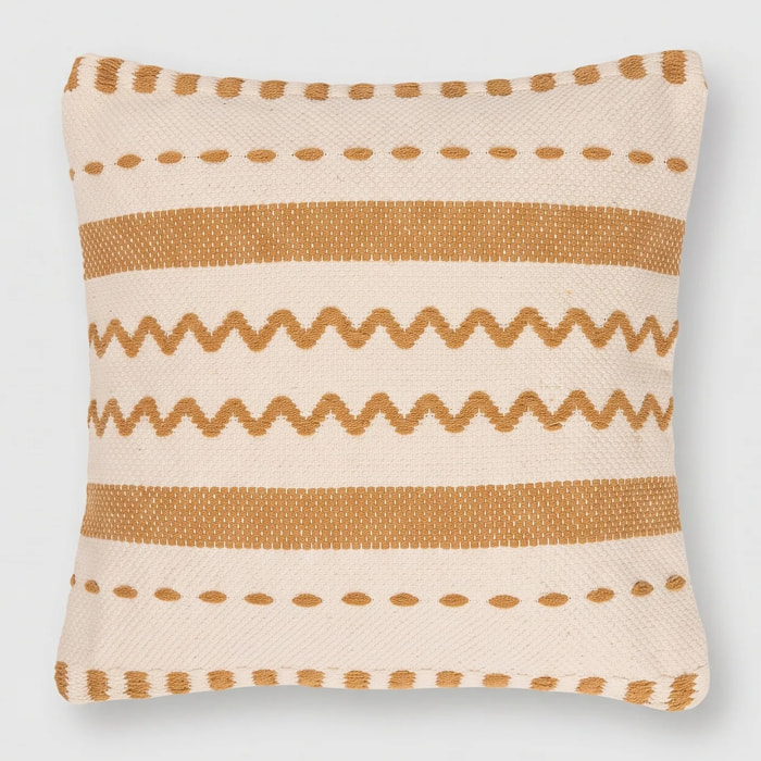 Cojín cuadrante algodón Leito 45x45 - funda + relleno