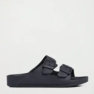 Chancla bio unisex azul marino con doble hebilla Polo Club