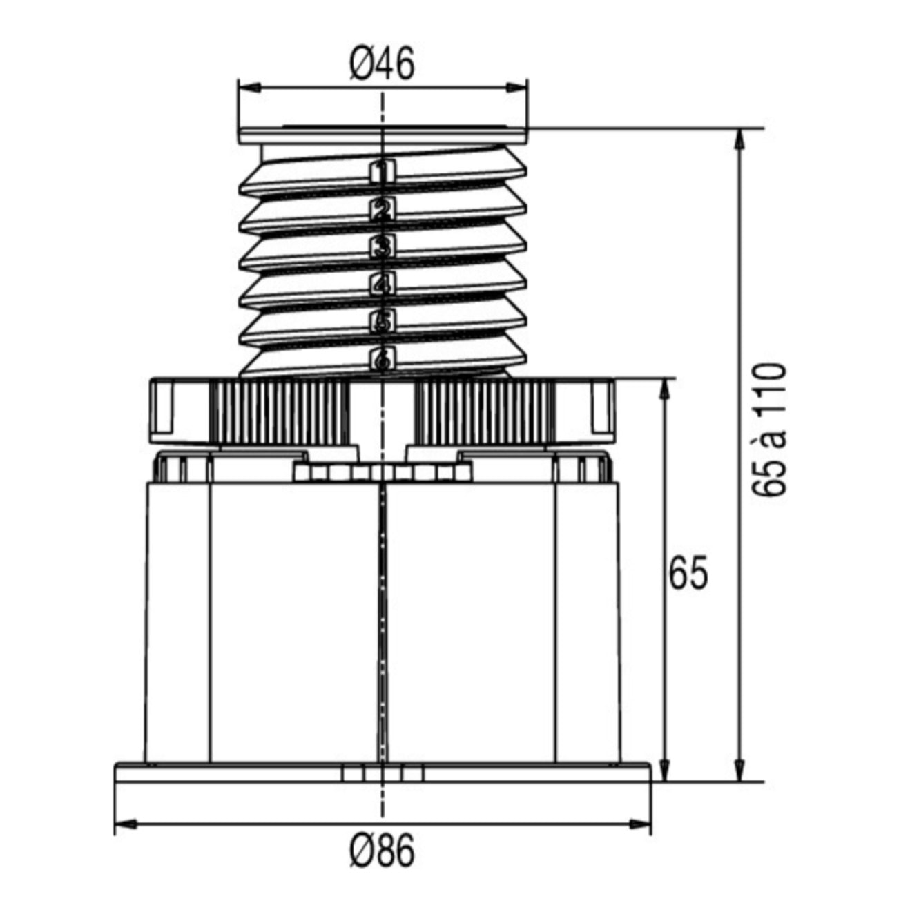 Kit de réhausse 15 pieds compatible receveurs Ipso et Gaspard