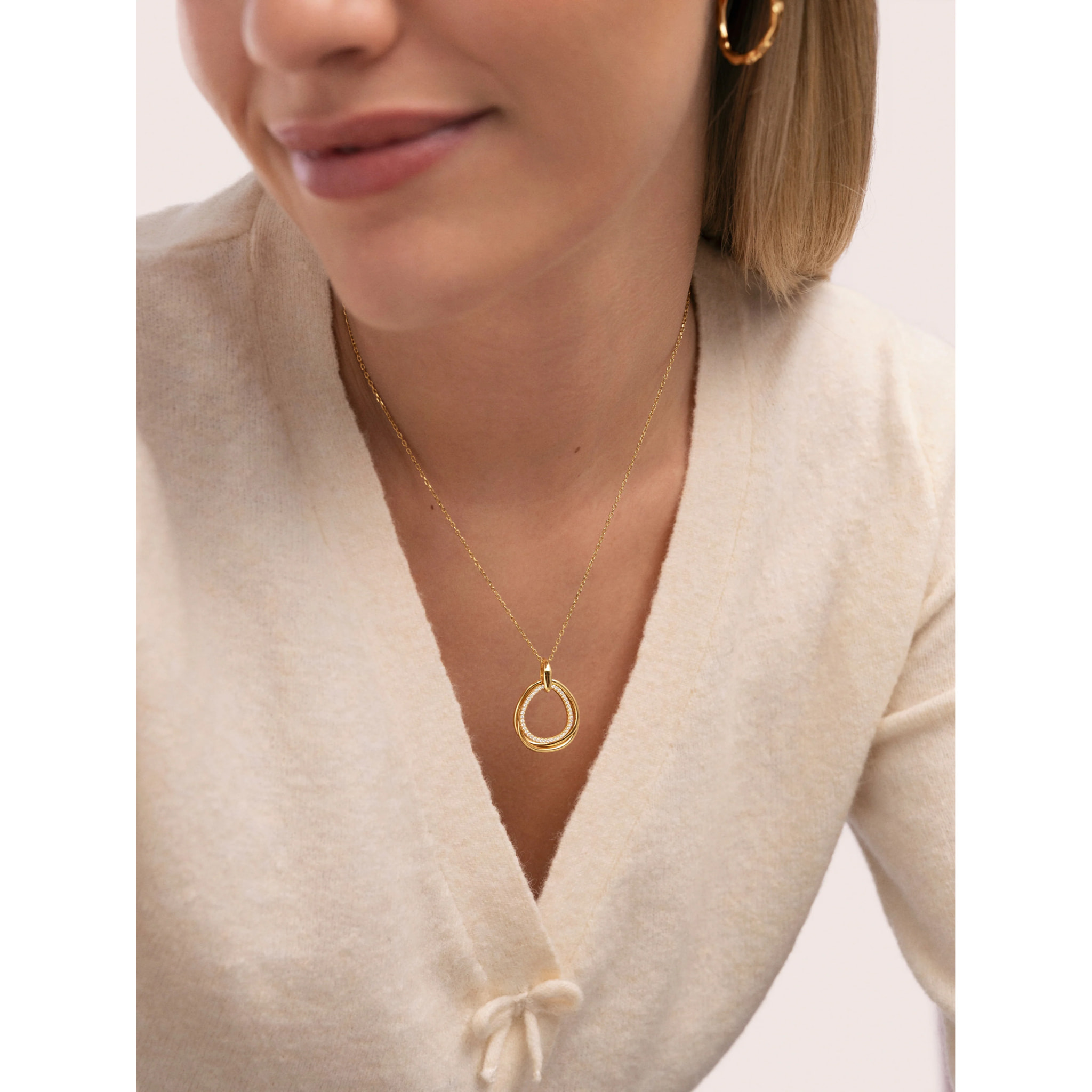 Collar Oria Baño Oro