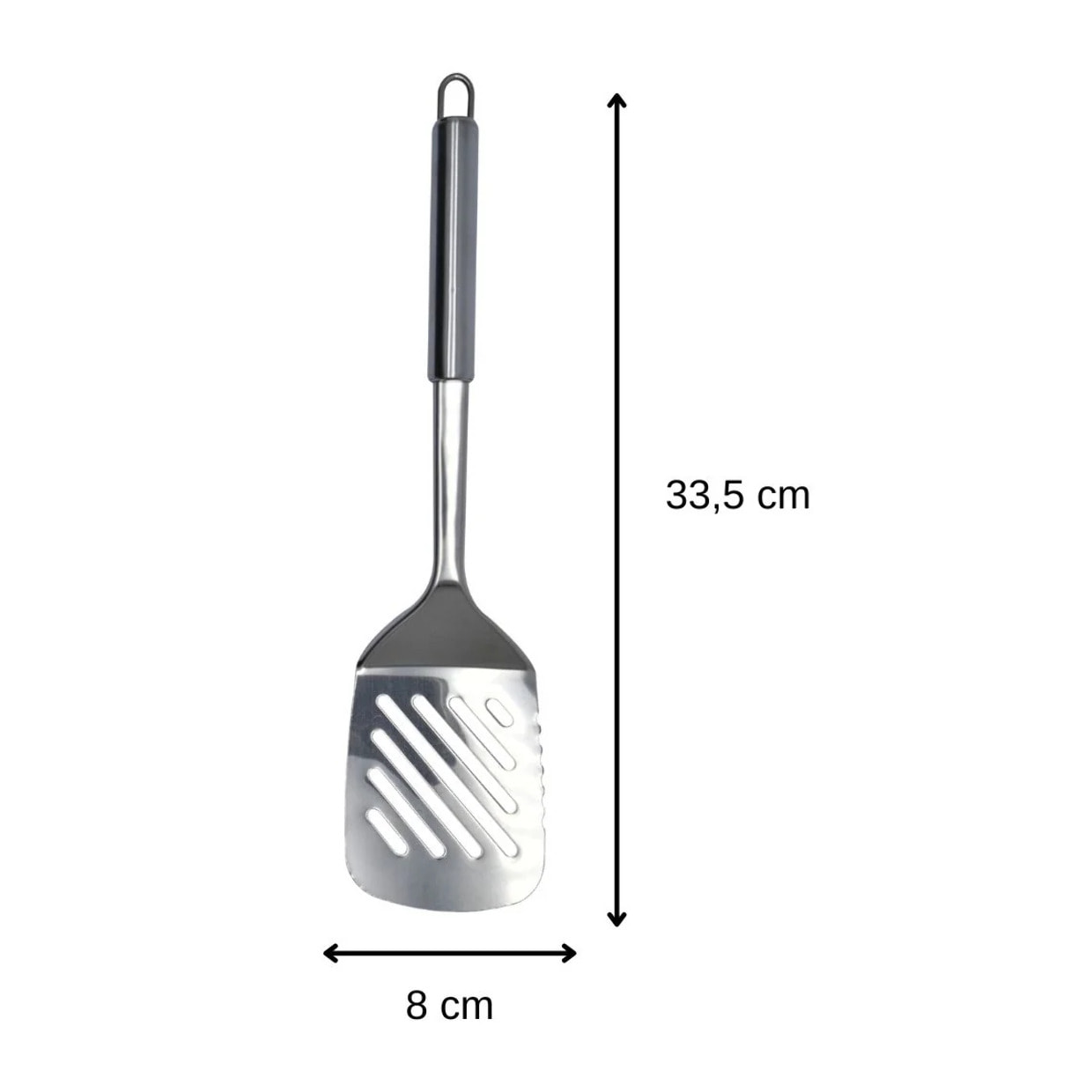 Set de 2 ustensiles de cuisine spatule de cuisine inox Fackelmann Elemental