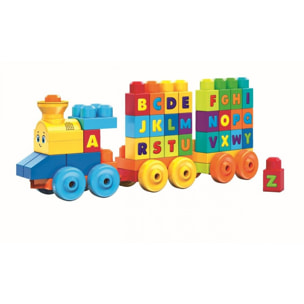 Mega Bloks Treno dell'Alfabeto da 50 Pezzi Blocchi da Costruzione unisex Fisher-Price