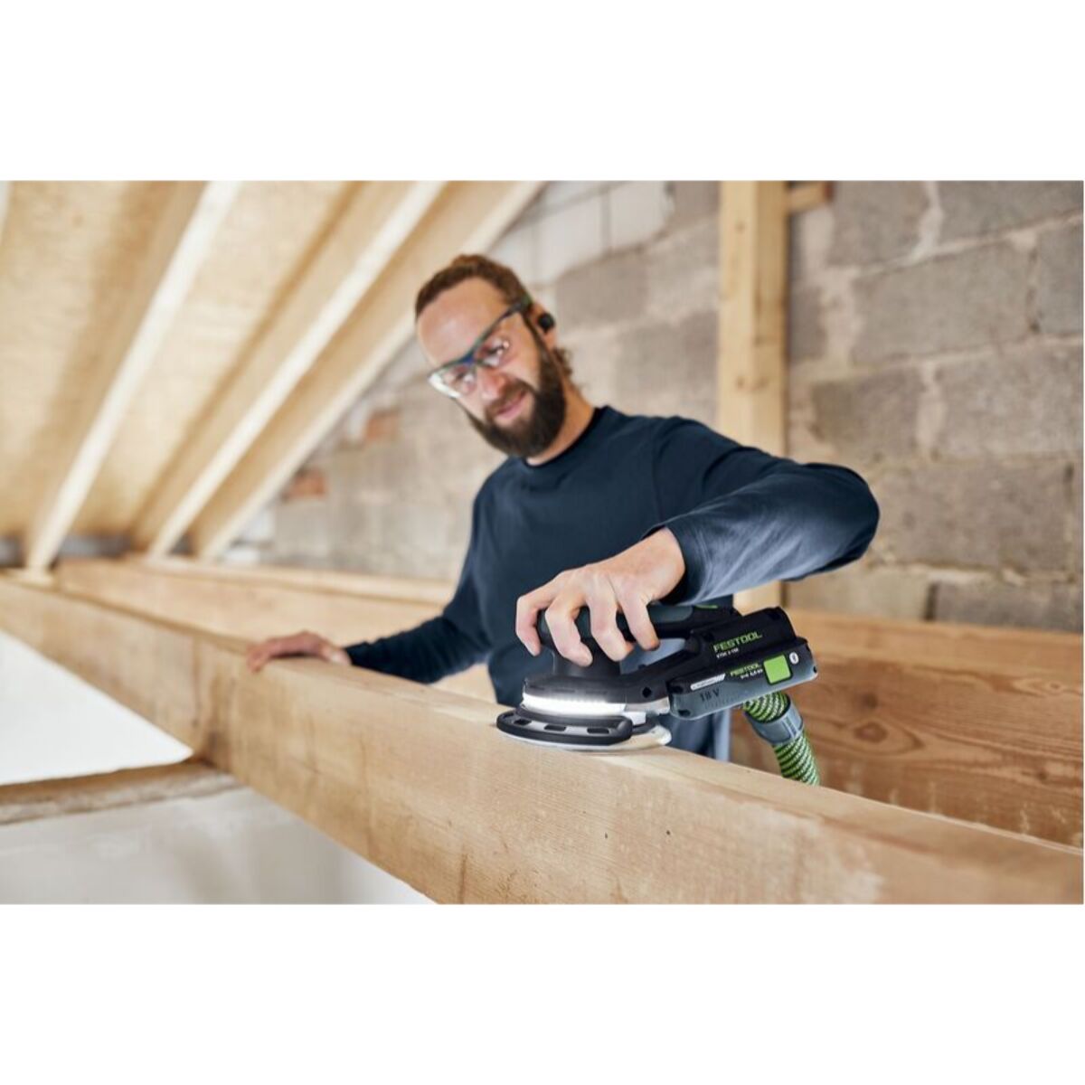 Ponceuse excentrique sans fil ETSC 2 150-Basic FESTOOL - sans batterie ni chargeur avec Systainer - 577723