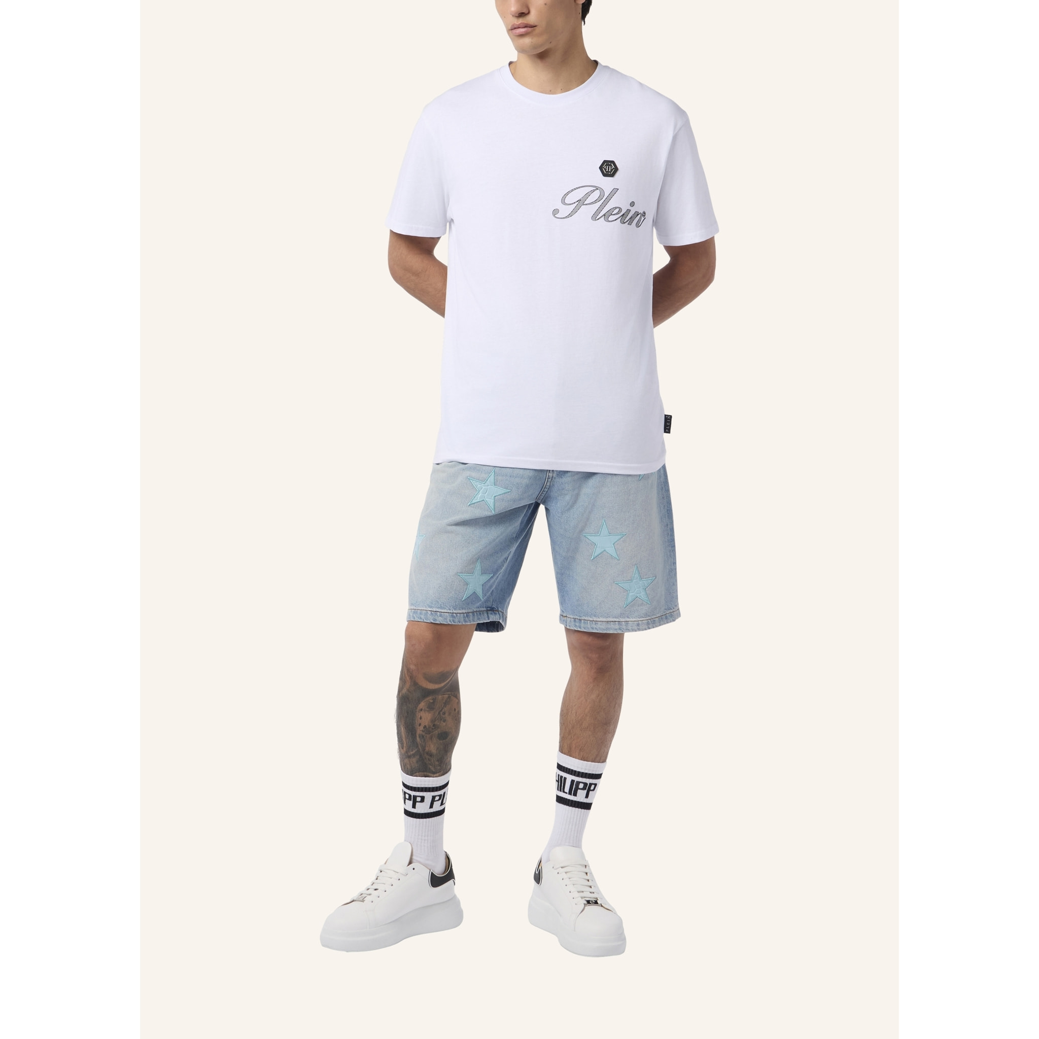 PHILIPP PLEIN Round Neck T-Shirt Signature
