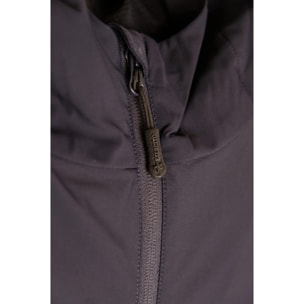Giacca Esercito con zip e cappuccio blu uomo