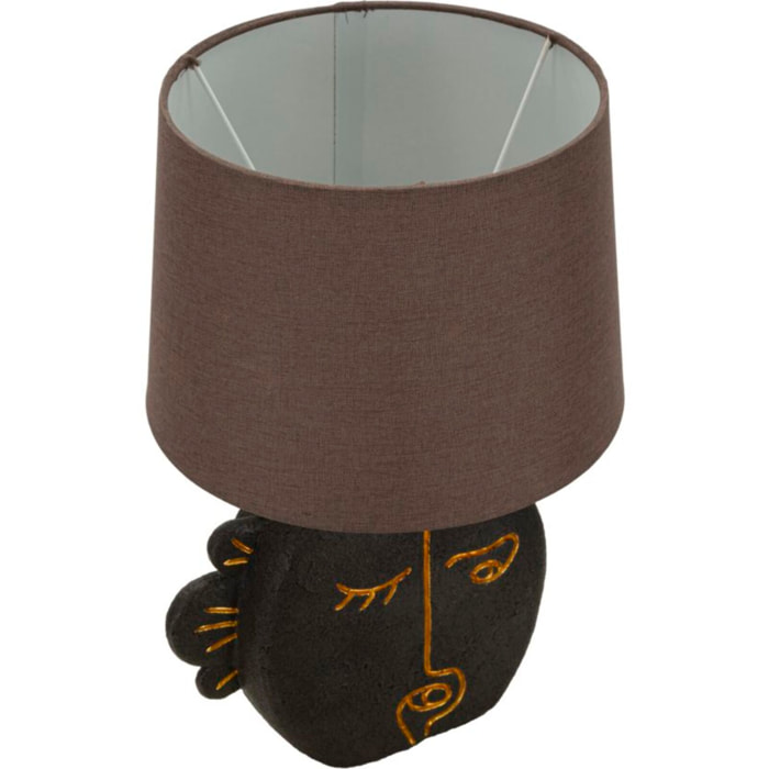 LAMPADA DA TAVOLO TRIBAL -B- CM Ø 27,5X39,5