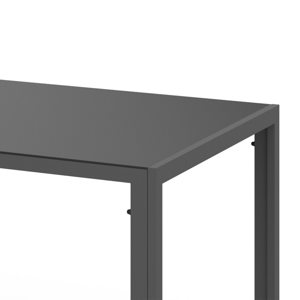 Tables de jardin Formentera verre trempé - Gris anthracite