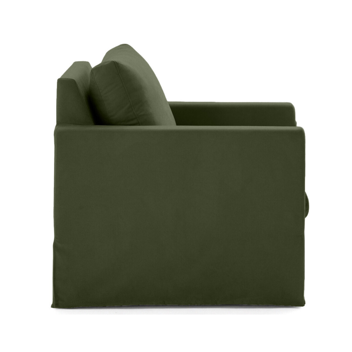 Serena - fauteuil déhoussable en tissu - Vert