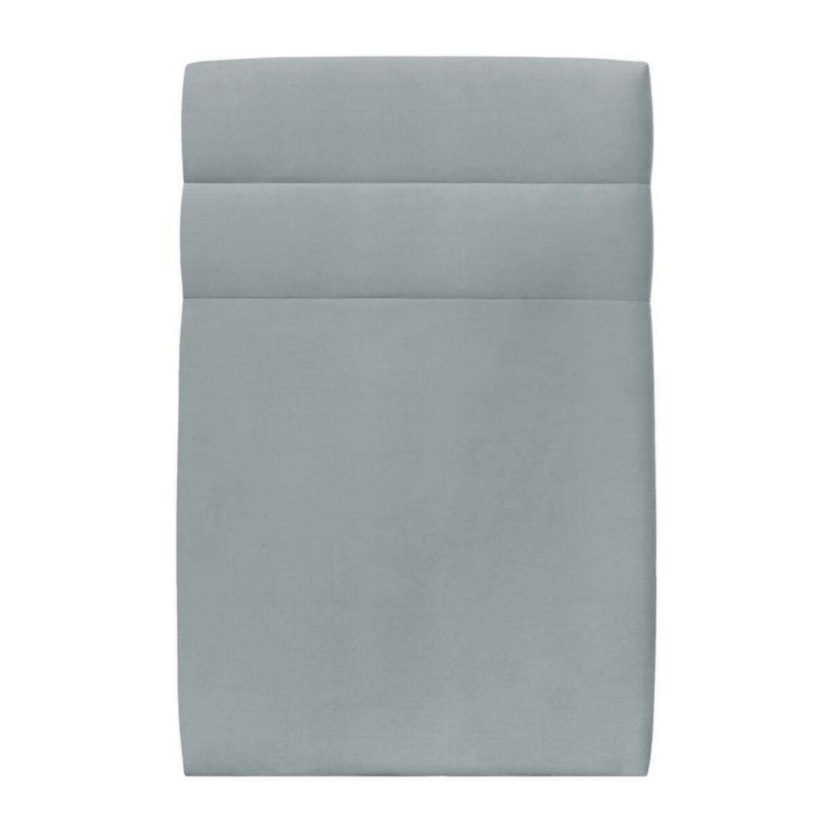 Tete de lit Bandes Horizontales Velours - Rembourrée A poser