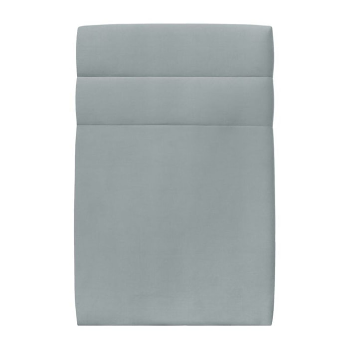 Tete de lit Bandes Horizontales Velours - Rembourrée A poser