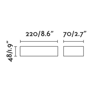 DORO 220 Aplique marrón óxido