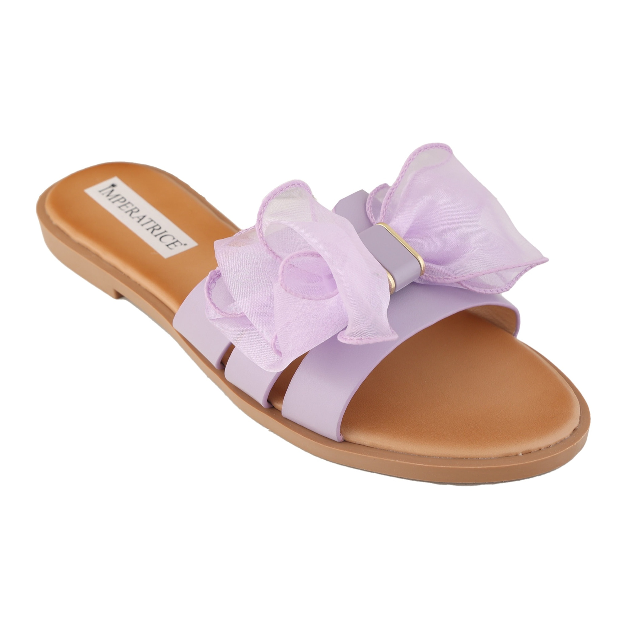 Ciabatte con fiocco in tulle
