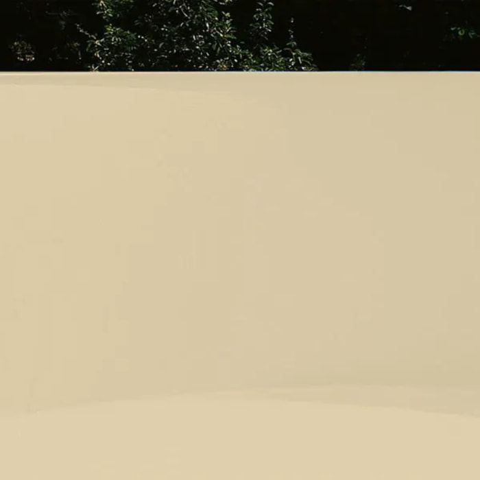 Liner beige pour piscine métal intérieur 6,10 x 3,60 x 1,32 m