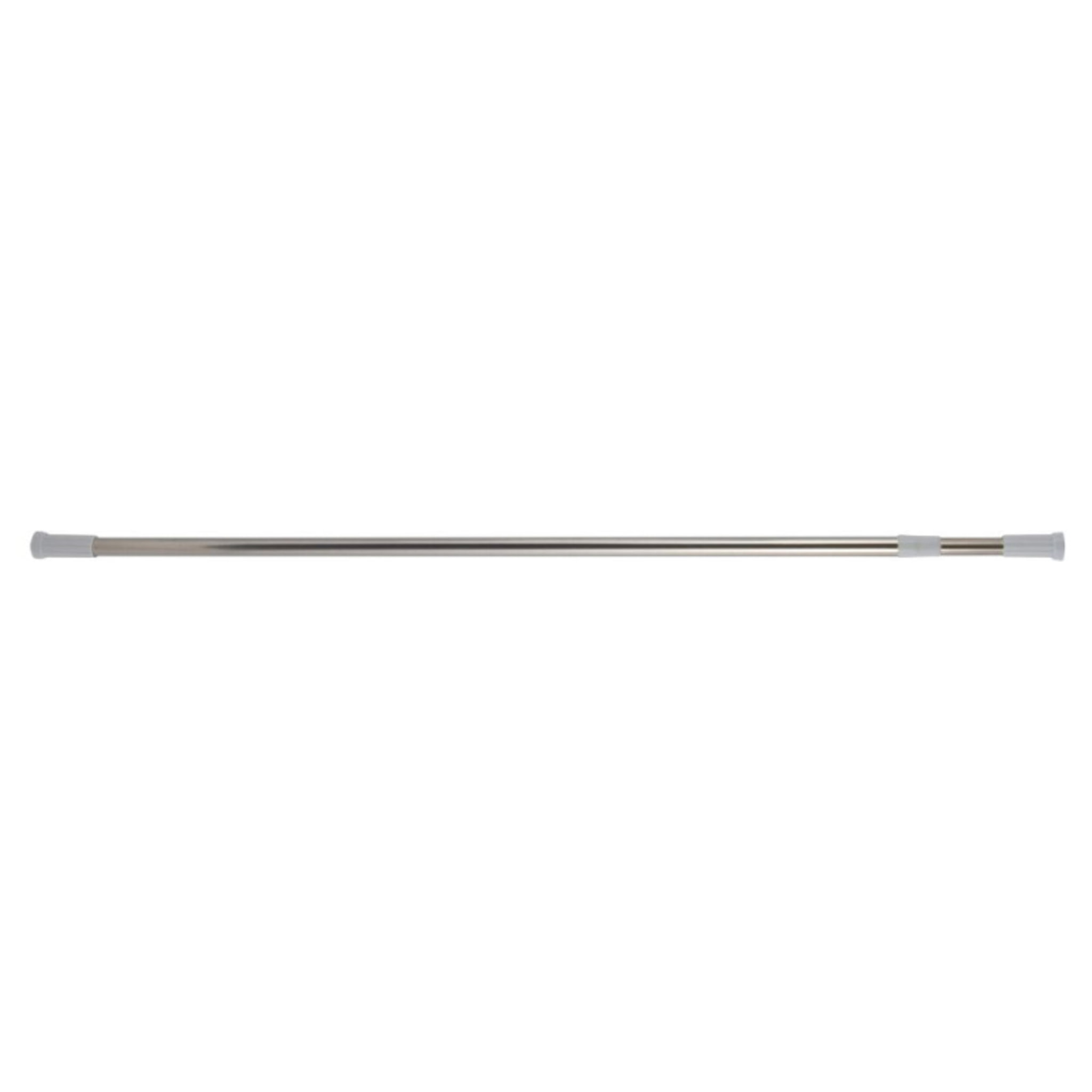 Barre tringle pour rideau de douche ou baignoire extensible en Inox 140-260cm Chromé MSV