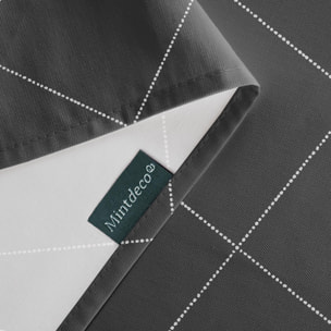 Mantel antimanchas TRAMA ANTRACITA - 100% algodón