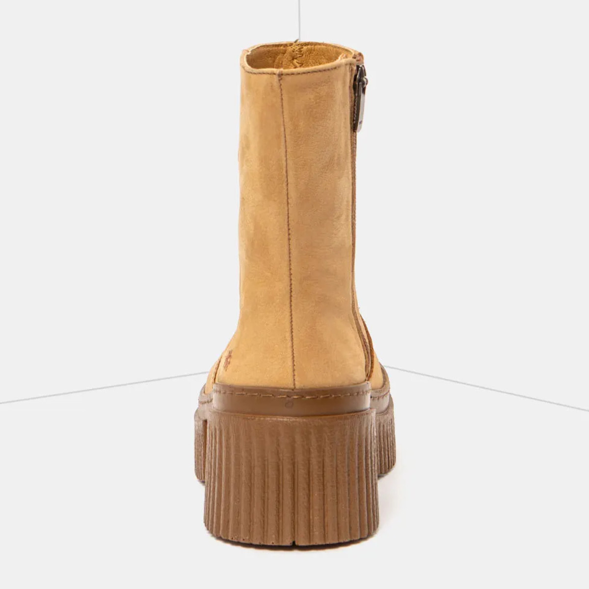 Botines con tacón 1374 NOBUCK KARAMEL/YORK color Karamel