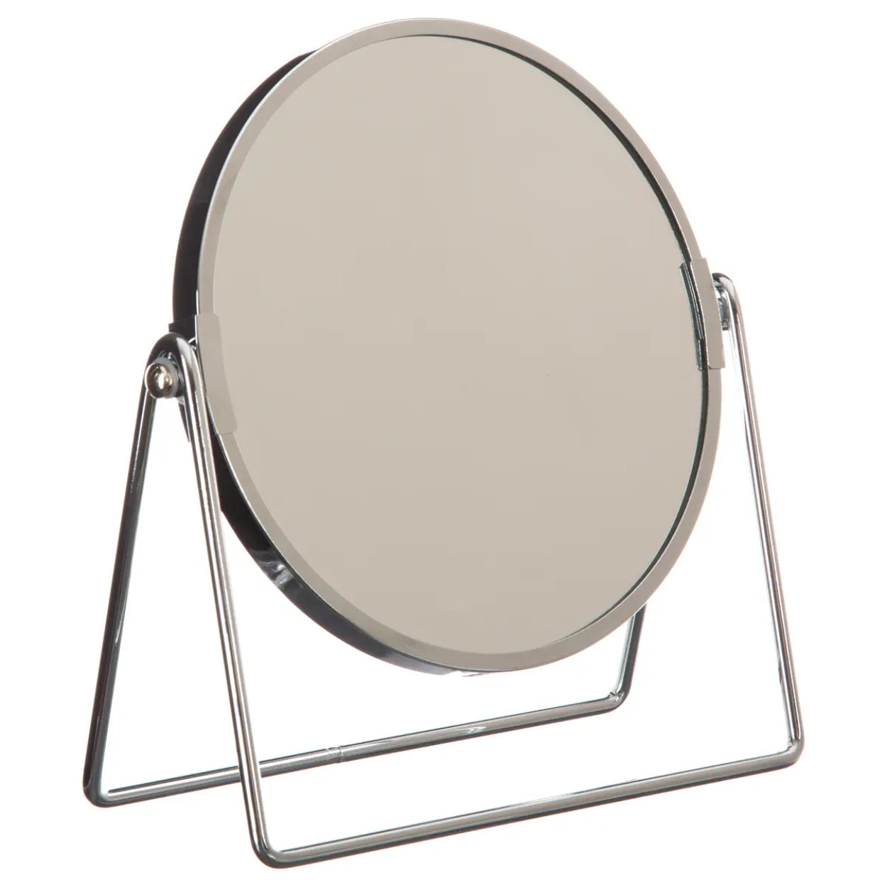 Miroir balançoire avec pieds D17cm argent