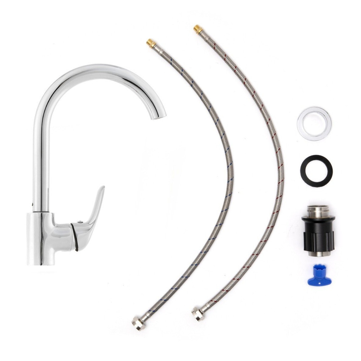 S-Line Pro mitigeur d'évier avec bras pivotant, chrome (SIKOBSLPRO280)