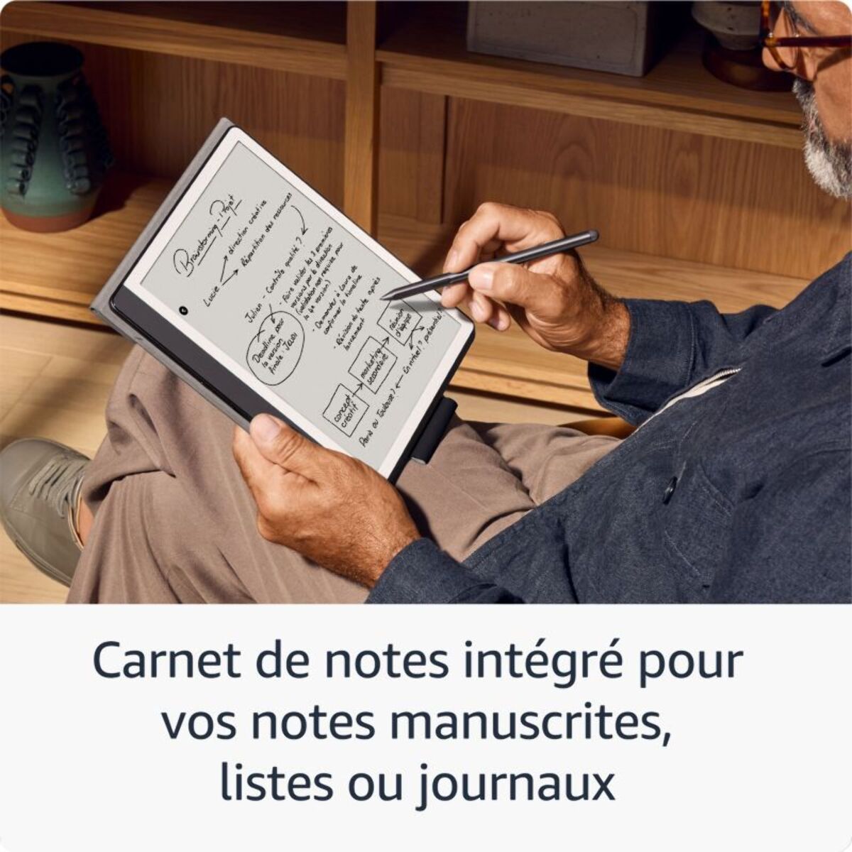 Bloc-notes numérique AMAZON Kindle Scribe 2024 64Go Gris