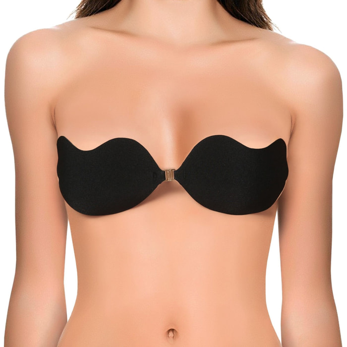 Invisible bra INTIMAX Strapples con autoadhesivo en color negro Intimax