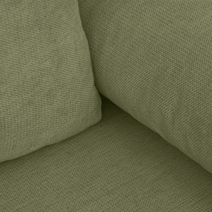 Canapé convertible 3 places en tissu chenille - LARIA