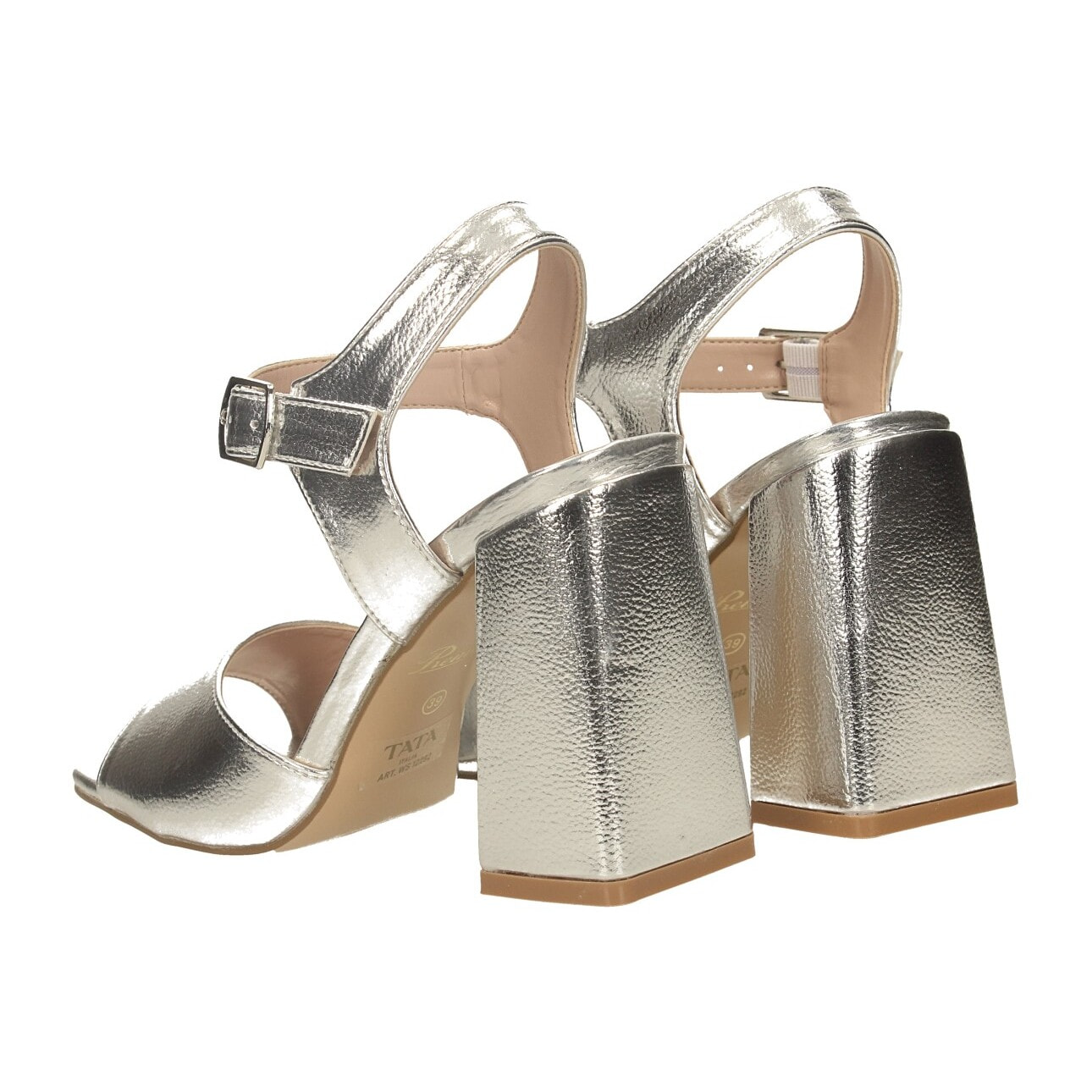 Sandali Donna Tata Italia Argentato