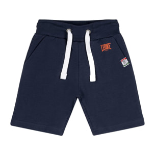 Pantalón corto infantil Leone New Basic de algodón no perchado