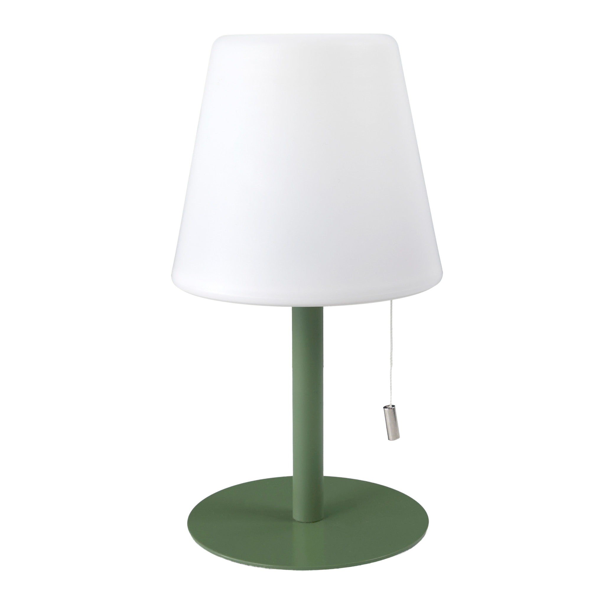 Lampe De Table Vert Rechargeable Usb Ip44 H30cm