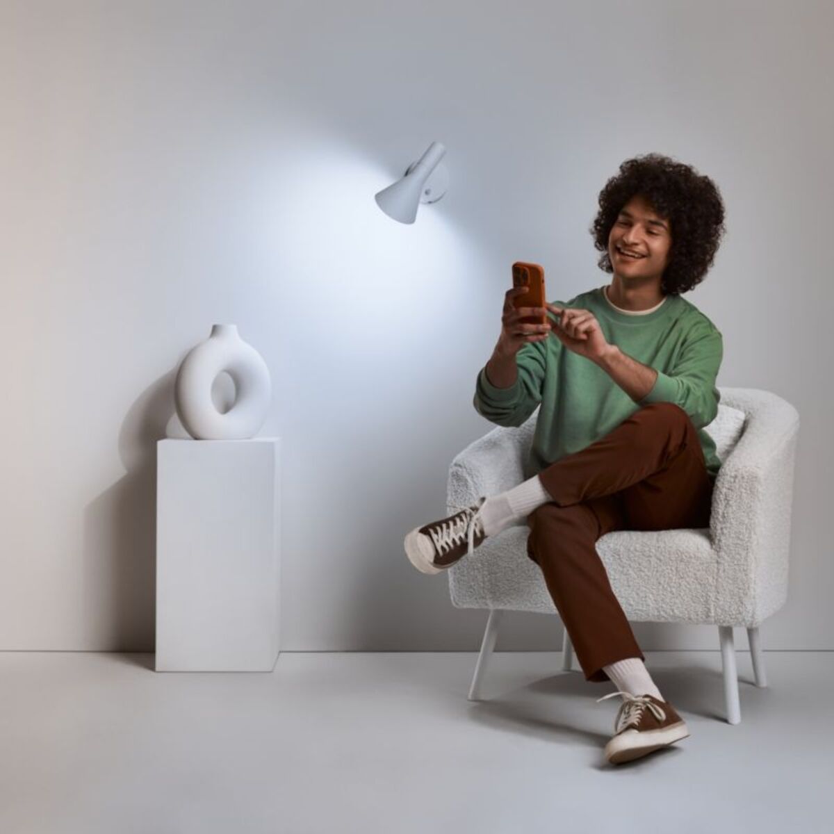 Ampoule LED connectée WIZ E14 Couleur Flamme 40W