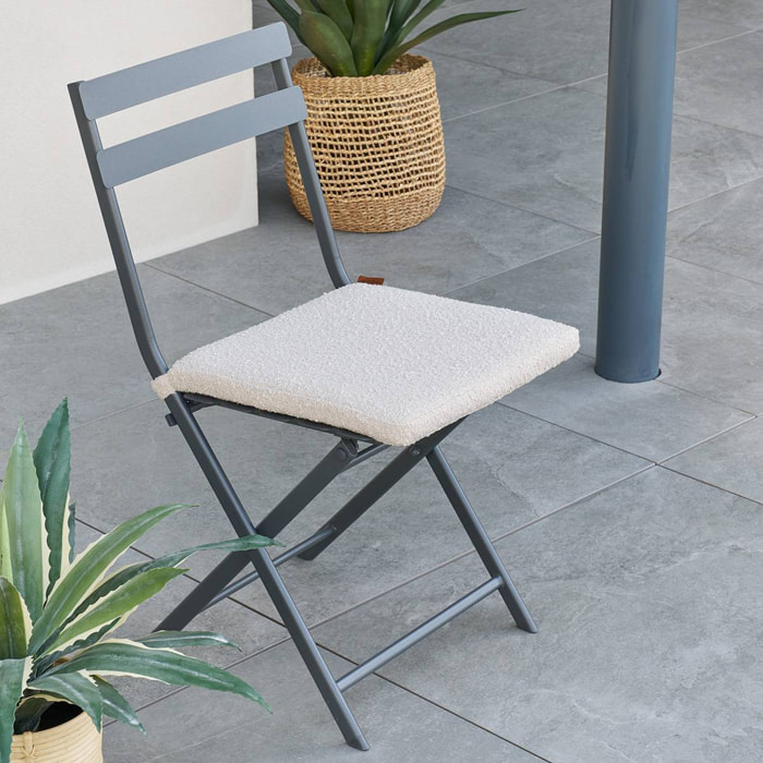 Galette de chaise Solfia 40x40cm ble
