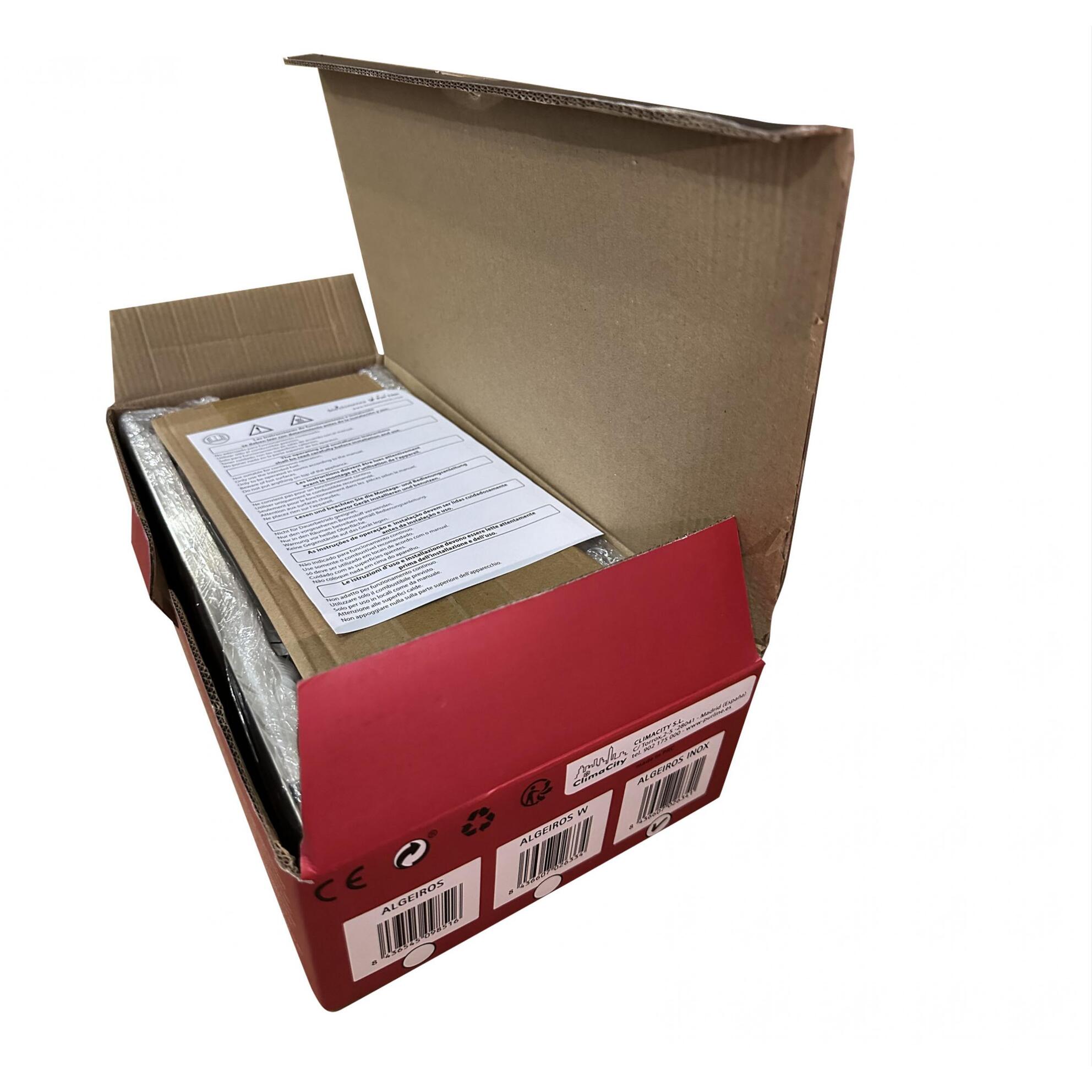 Cheminée à l'éthanol de table avec deux abat-jours en verre trempé