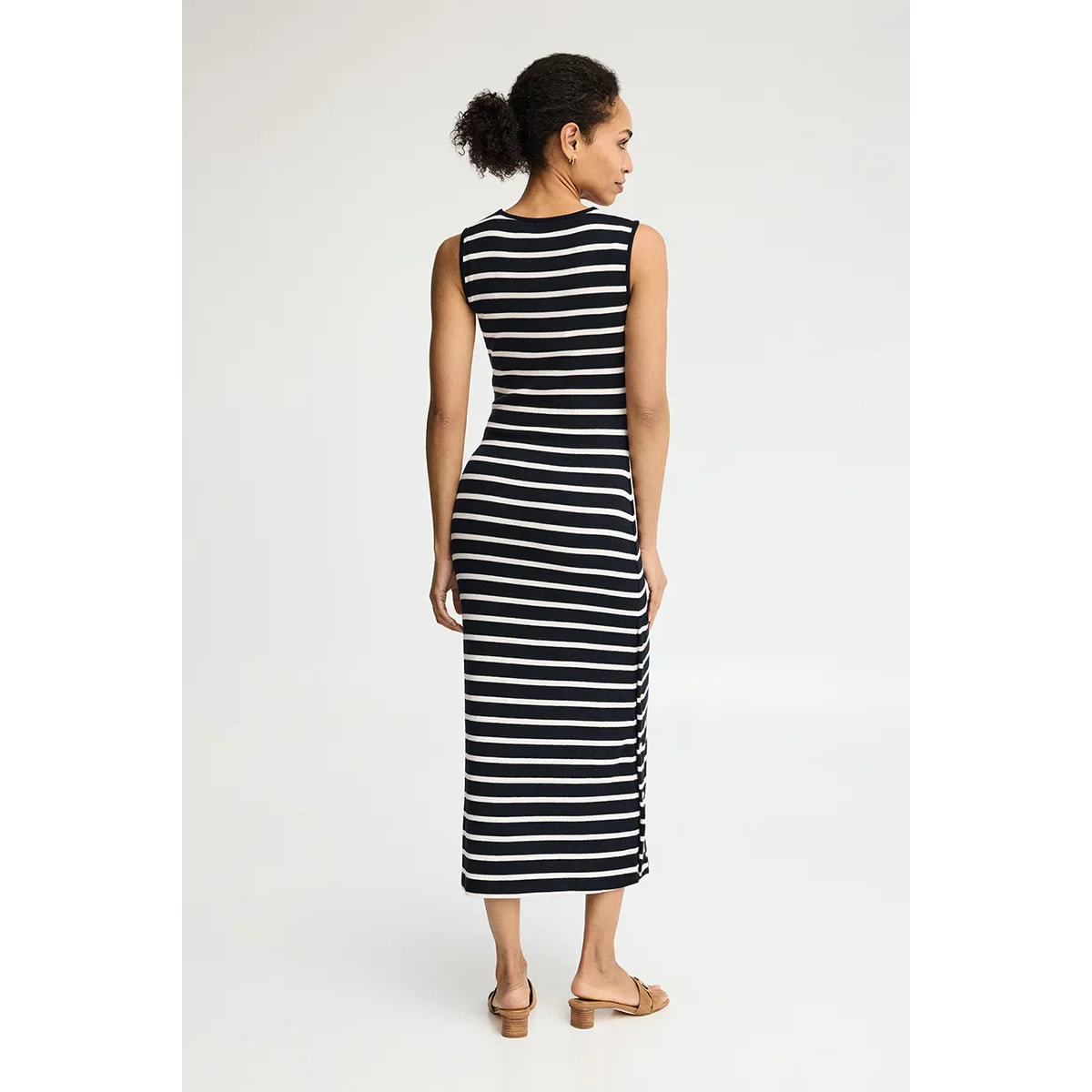 Vestito blu marino e bianco a righe con personalizzazione nautica Polo Club