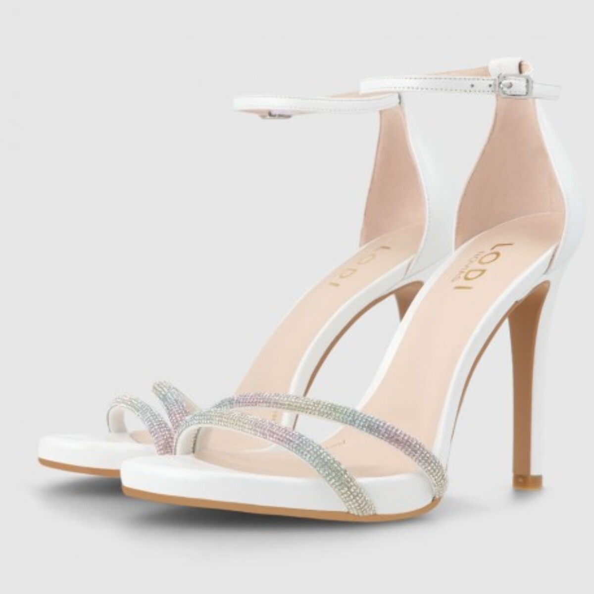 SANDALIAS DE NOVIA BLANCAS YUTISA