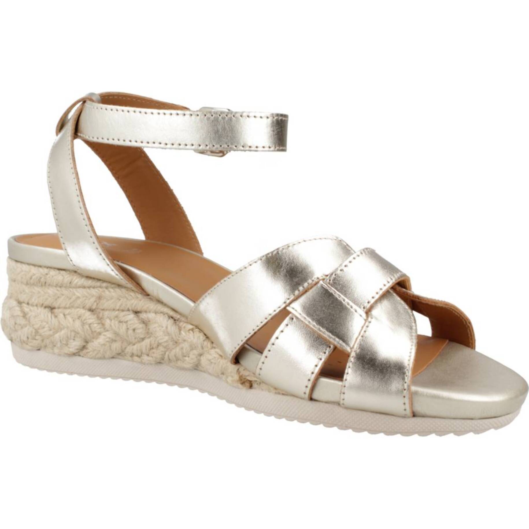 Sandalias Mujer de la marca GEOX  modelo D ISCHIA CORDA Gold