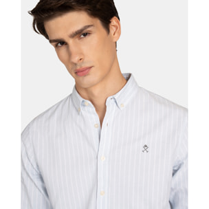 CAMISA SHORELINE STRIPED OXFORD