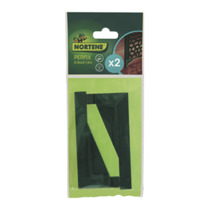 Escuadra Para Paneles Decorativos Prefix 6x14 Cm Verde