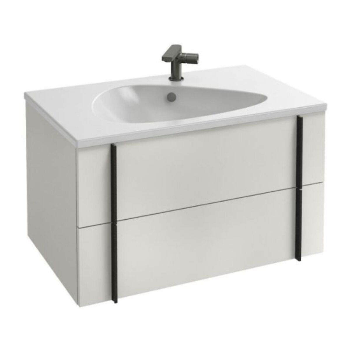 Meuble vasque Nouvelle Vague blanc