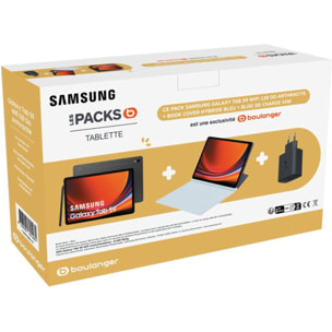 Tablette Android SAMSUNG Pack S9+Smart BookCover+ Bloc de charge