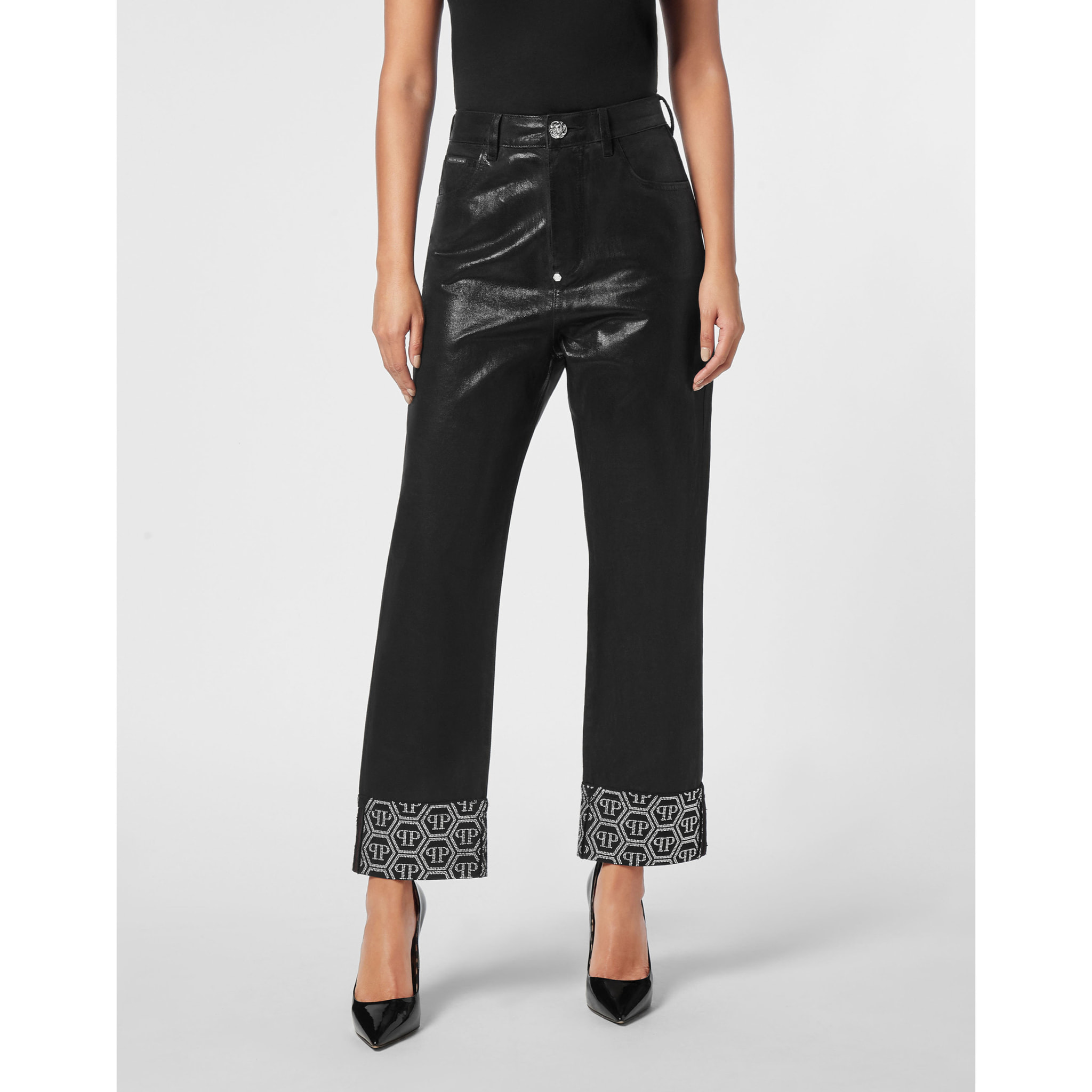 PHILIPP PLEIN Pantalones vaqueros Loose Fit MONOGRAM