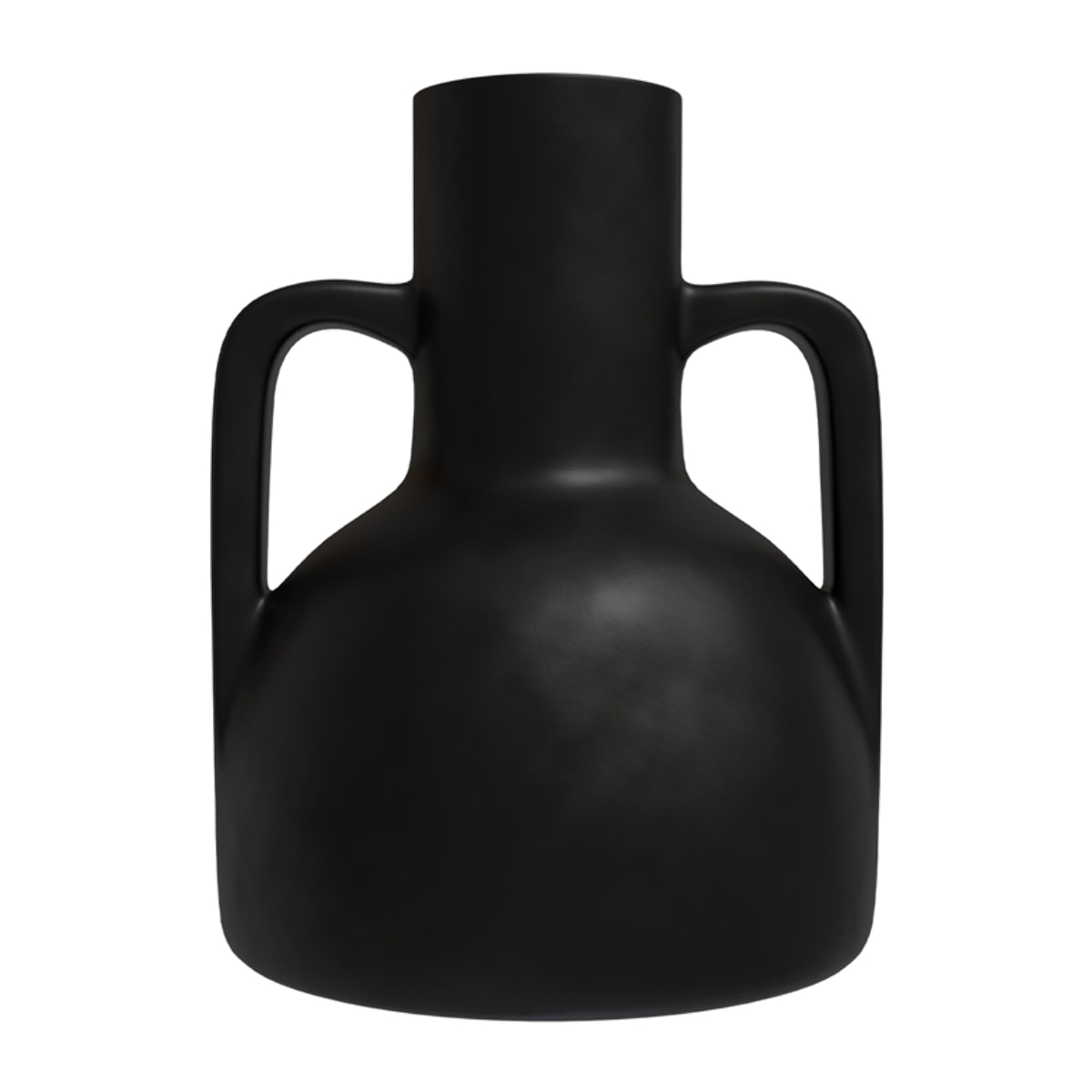Vase noir en terre cuite H30,5cm - Rozenn