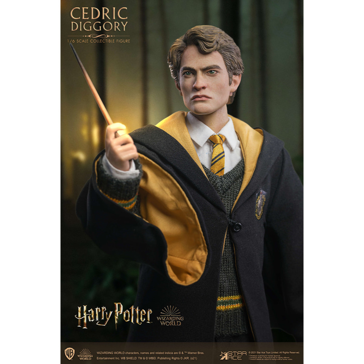 Harry Potter Cedric Diggory Deluxe 1/6 Af Action Figura Star Ace