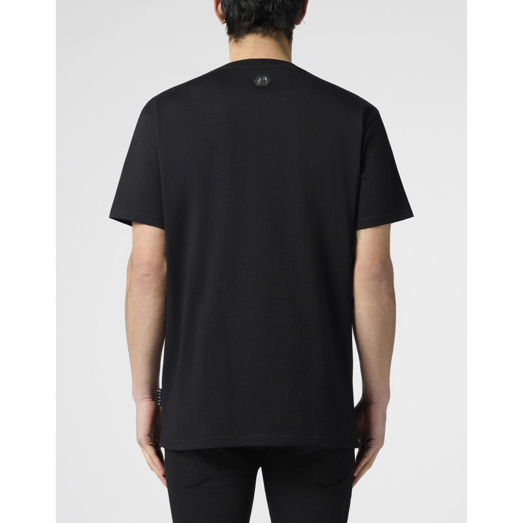 PHILIPP PLEIN Round Neck T-Shirt Skull Stones