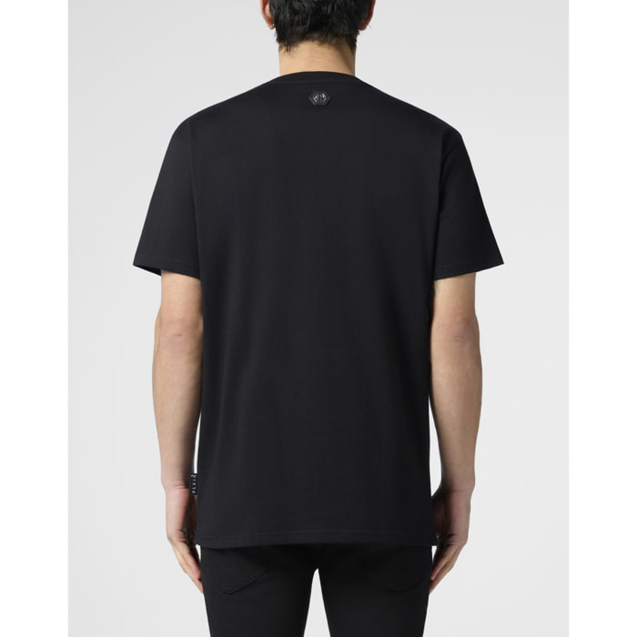 PHILIPP PLEIN Round Neck T-Shirt Skull Stones