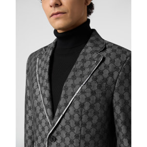 PHILIPP PLEIN Miami Vice Fit Blazer Jacquard Monogram