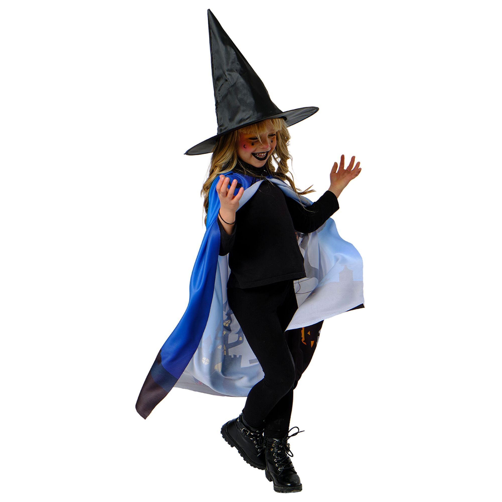 SET BRUJA CASA ENCANTADA (CAPA + SOMBRERO) INF