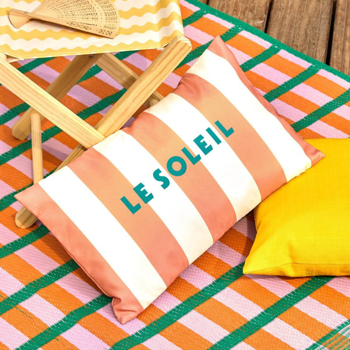 Coussin d'extérieur Poolside 30x50cm terracotta