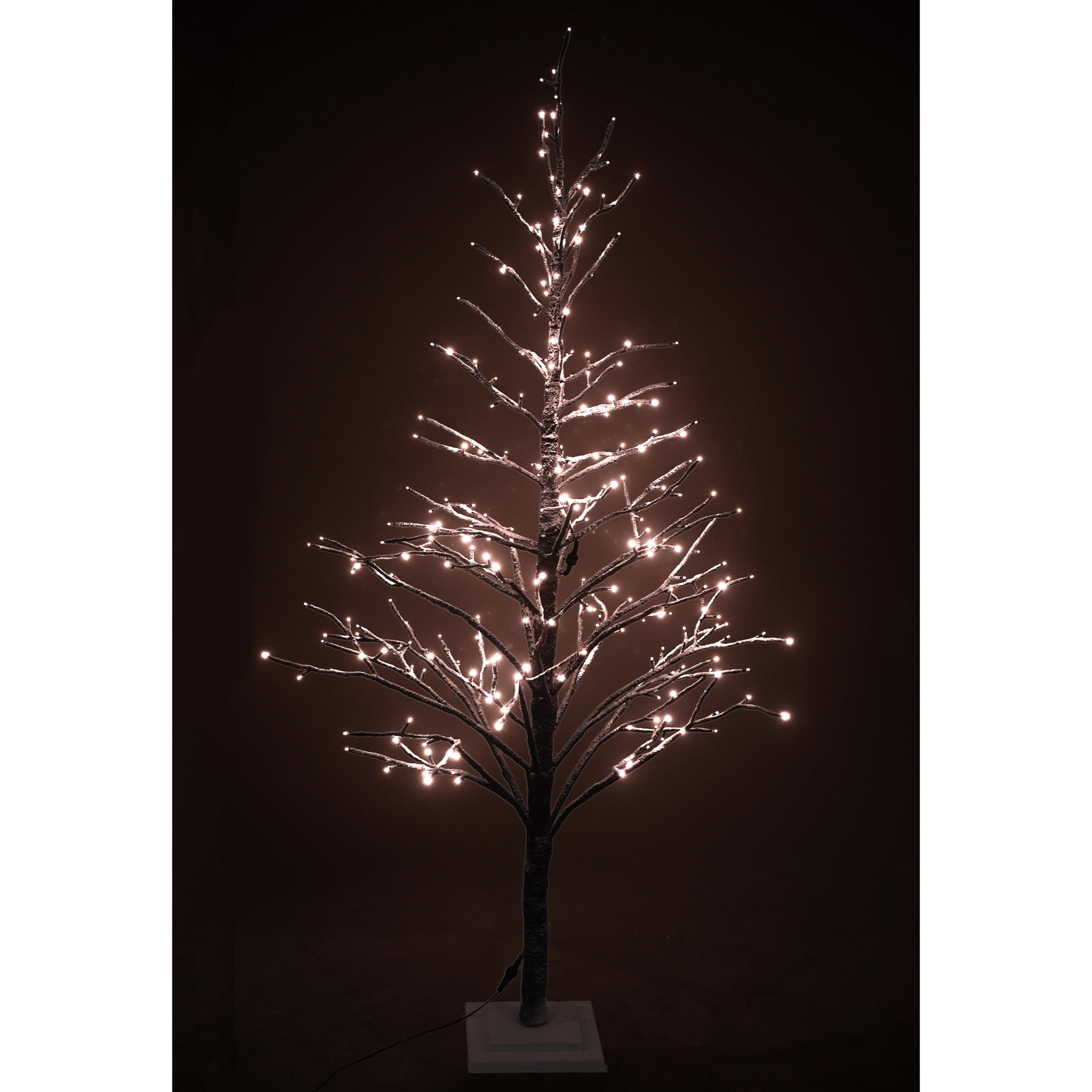 Faggio 150 Cm Con 186 Led Mov Int. - Pezzi 1 - 60X150X60cm - Colore: Marrone - Bianchi Dino - Articoli Natalizi