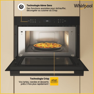 Micro ondes grill encastrable WHIRLPOOL WMD7O4TBF