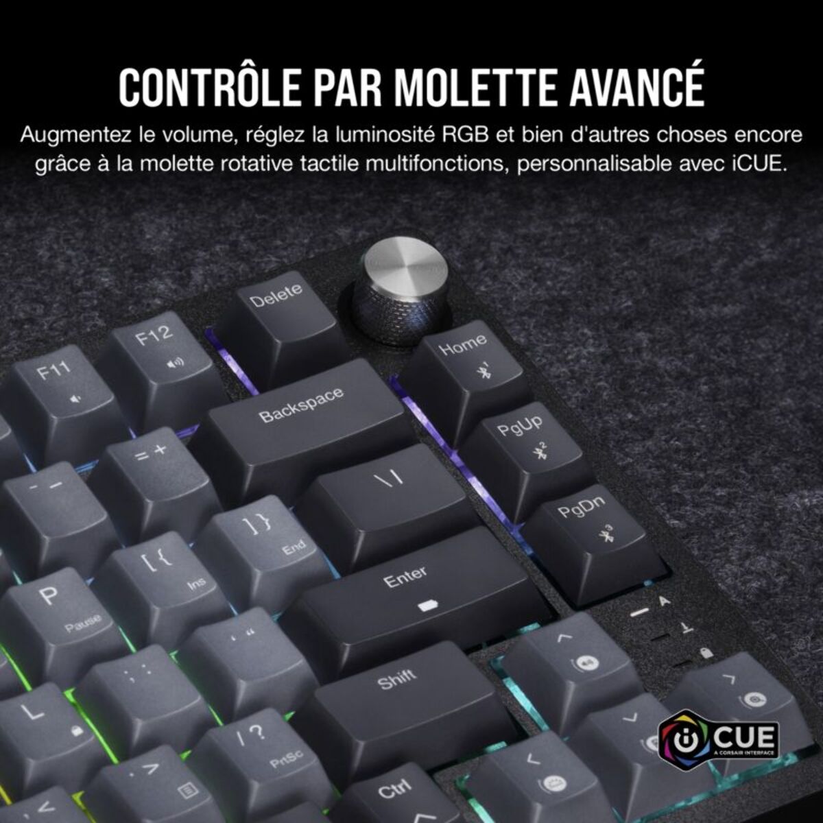Clavier gamer sans fil CORSAIR K65 PLUS Wireless